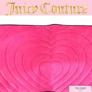 Juicy Couture Home Heart Embossed Memory Foam Bath Rug